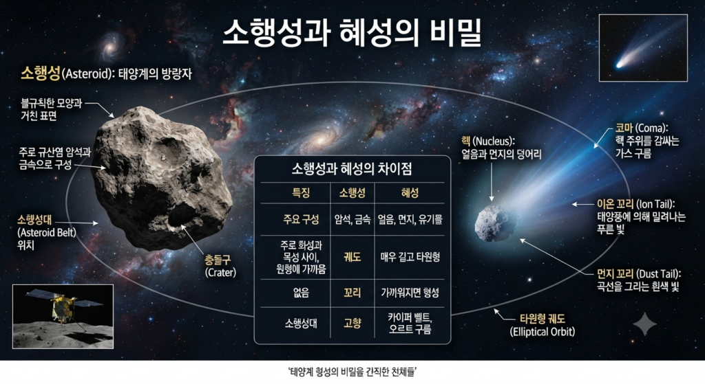 소행성과 혜성의 비밀