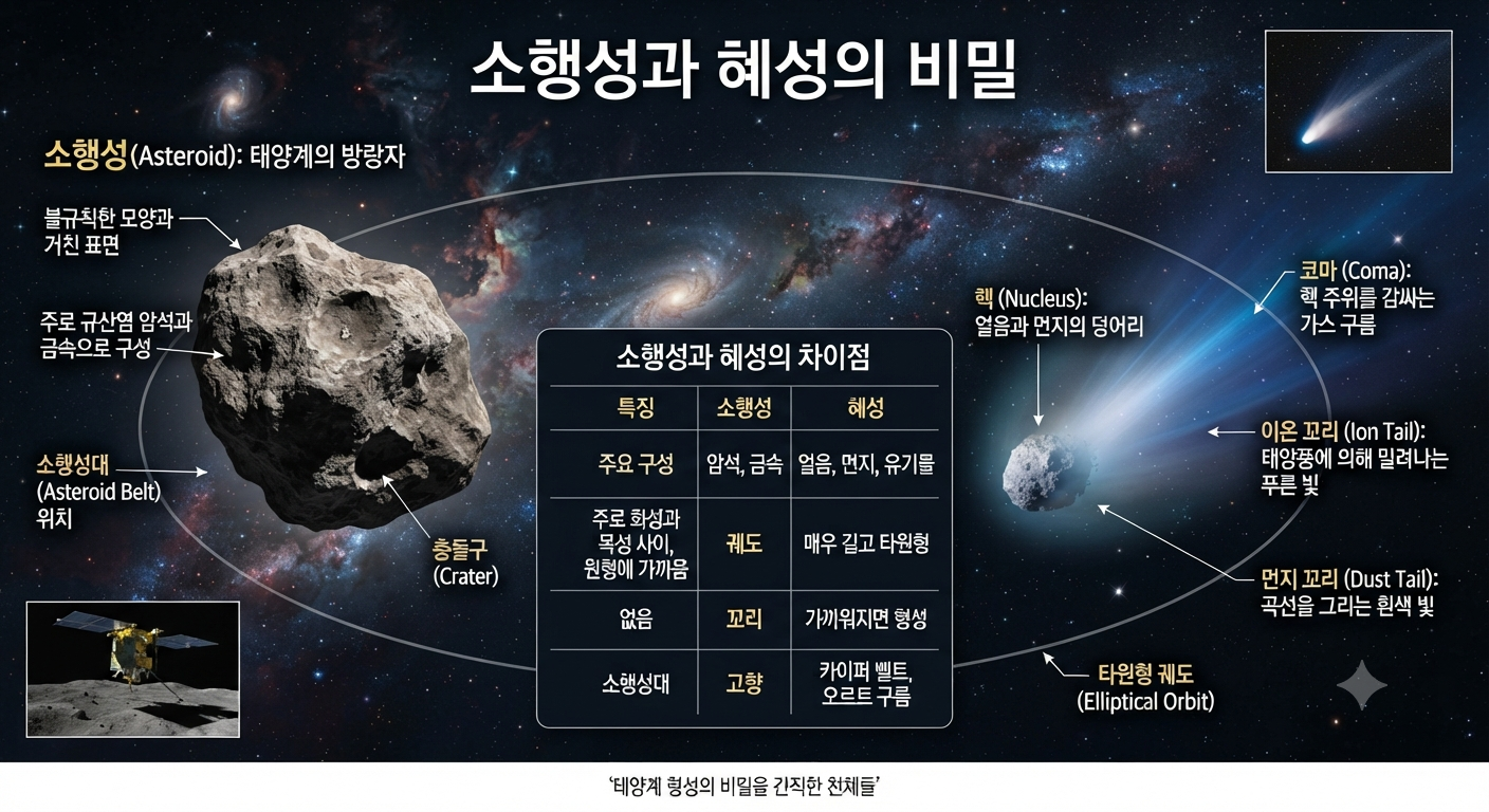 소행성과 혜성의 비밀