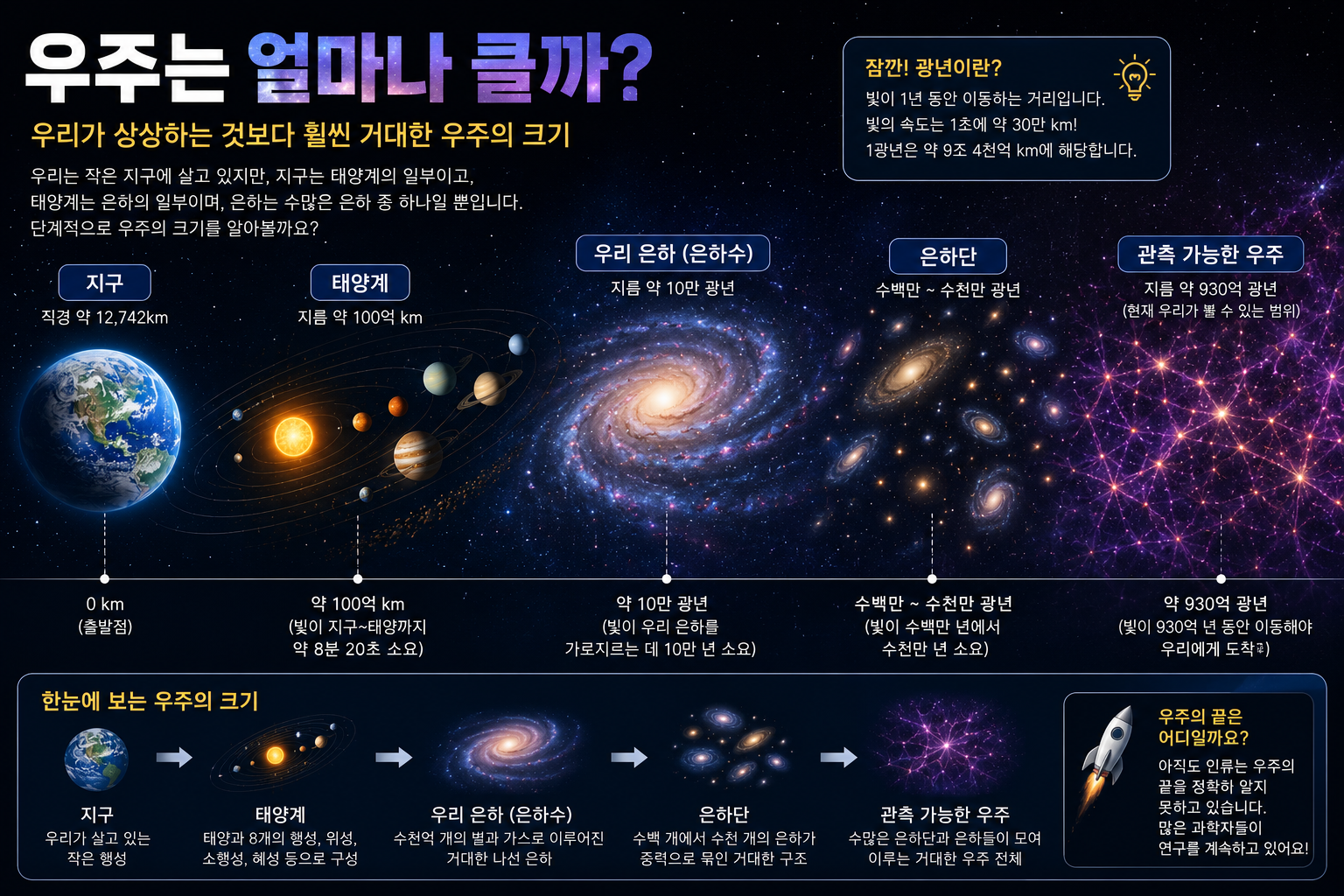 우주는 얼마나 클까