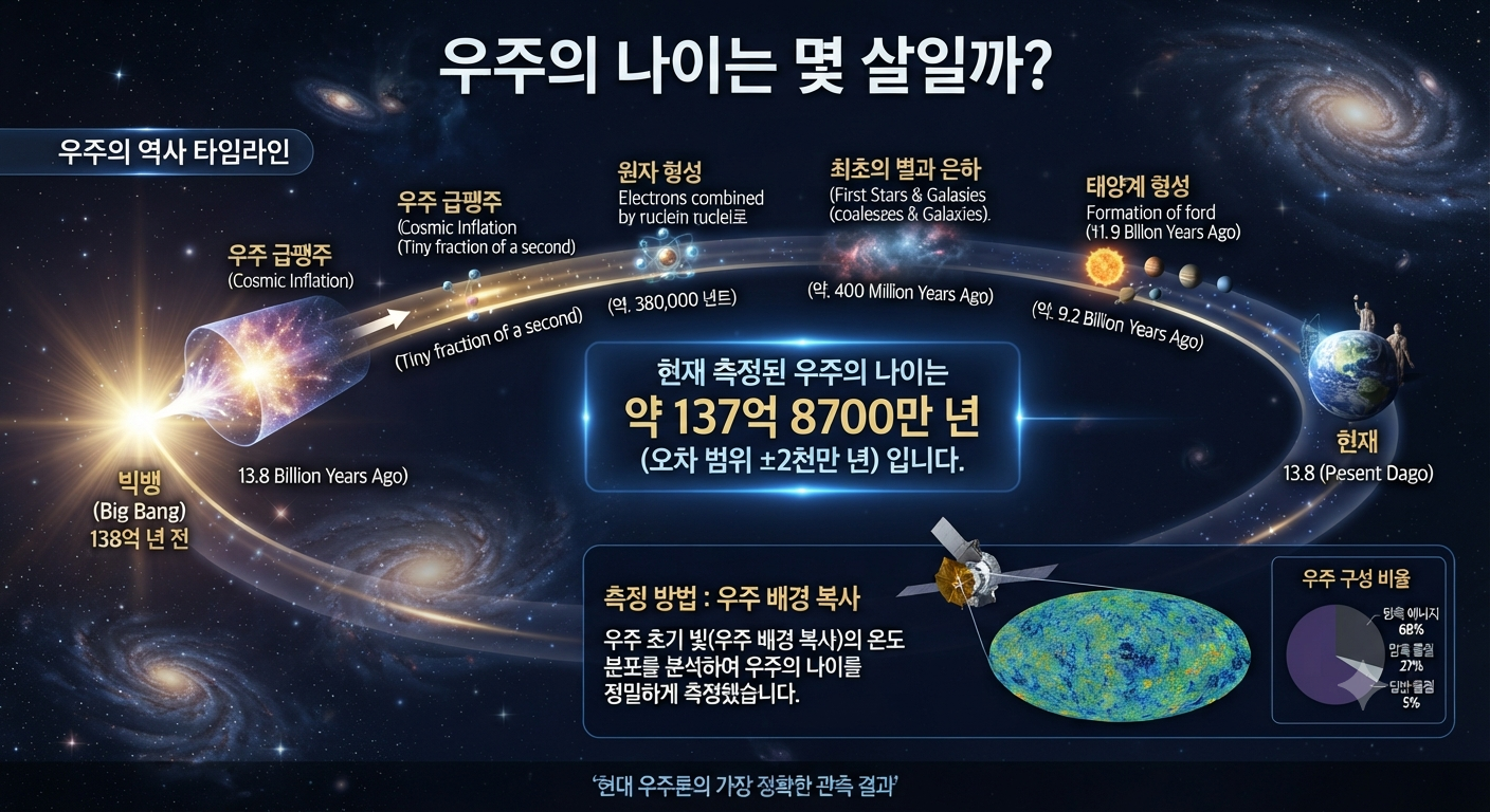 우주의 나이는 몇살일까