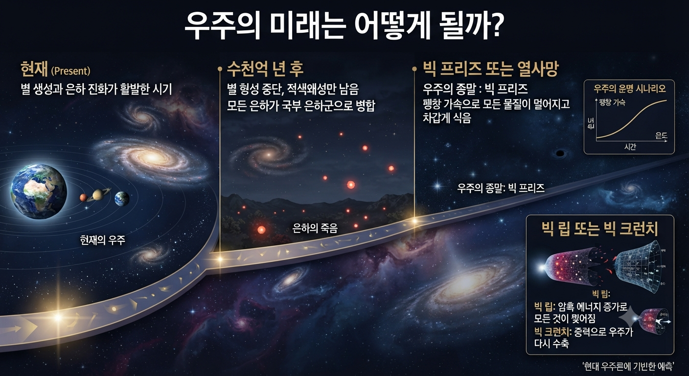 우주의 미래는 어떻게 될까