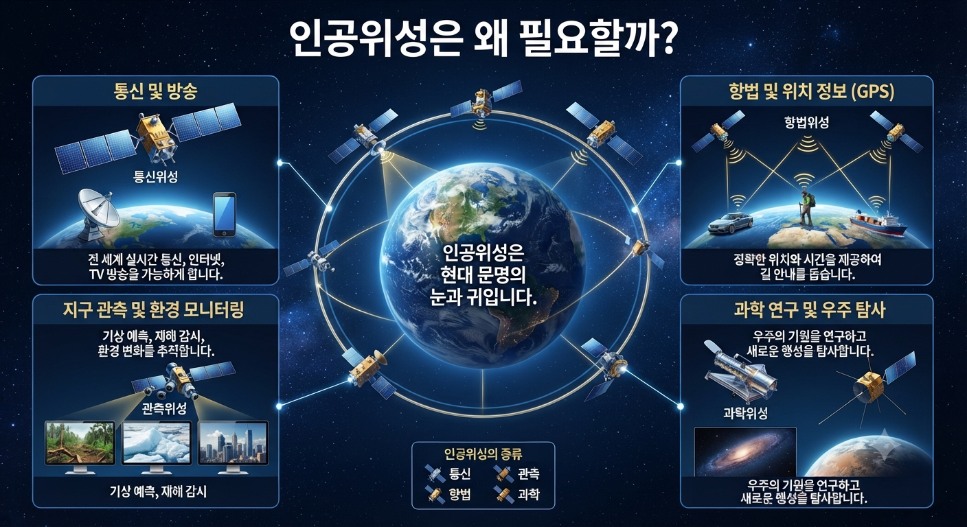 인공위성은 왜 필요할까
